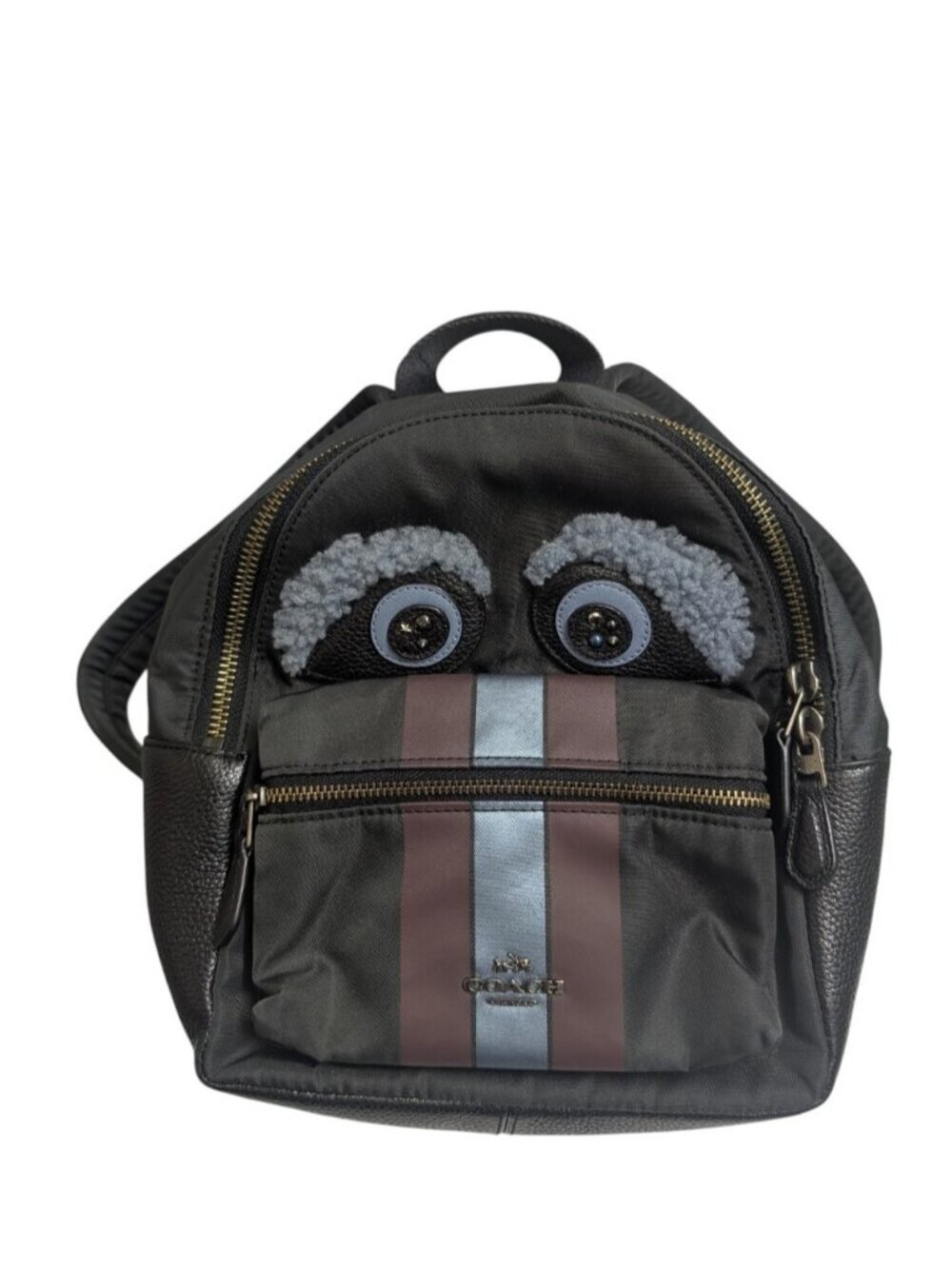 🔥RARE🔥 Coach Bear Nylon Mini Charlie Backpack Y2K